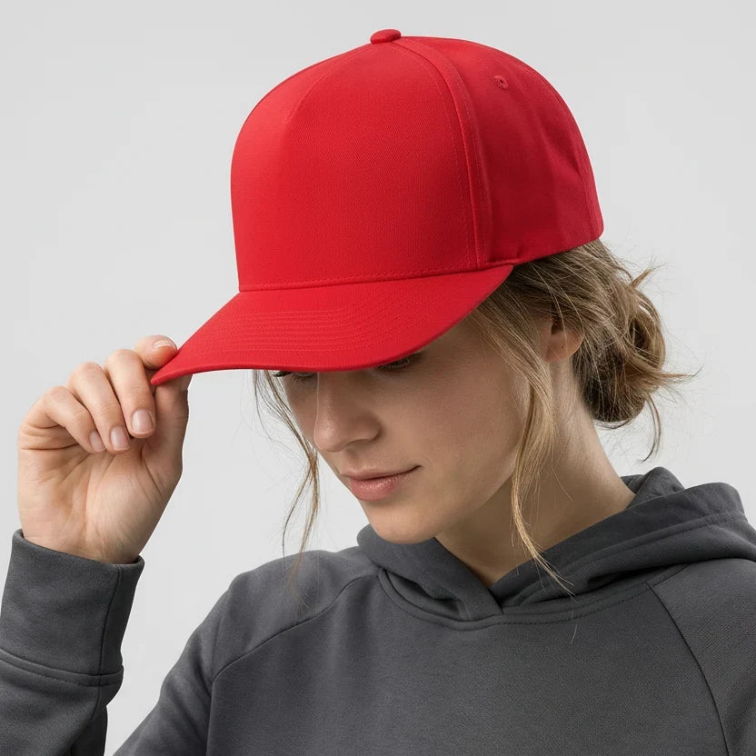 Red Classic Structured Cap