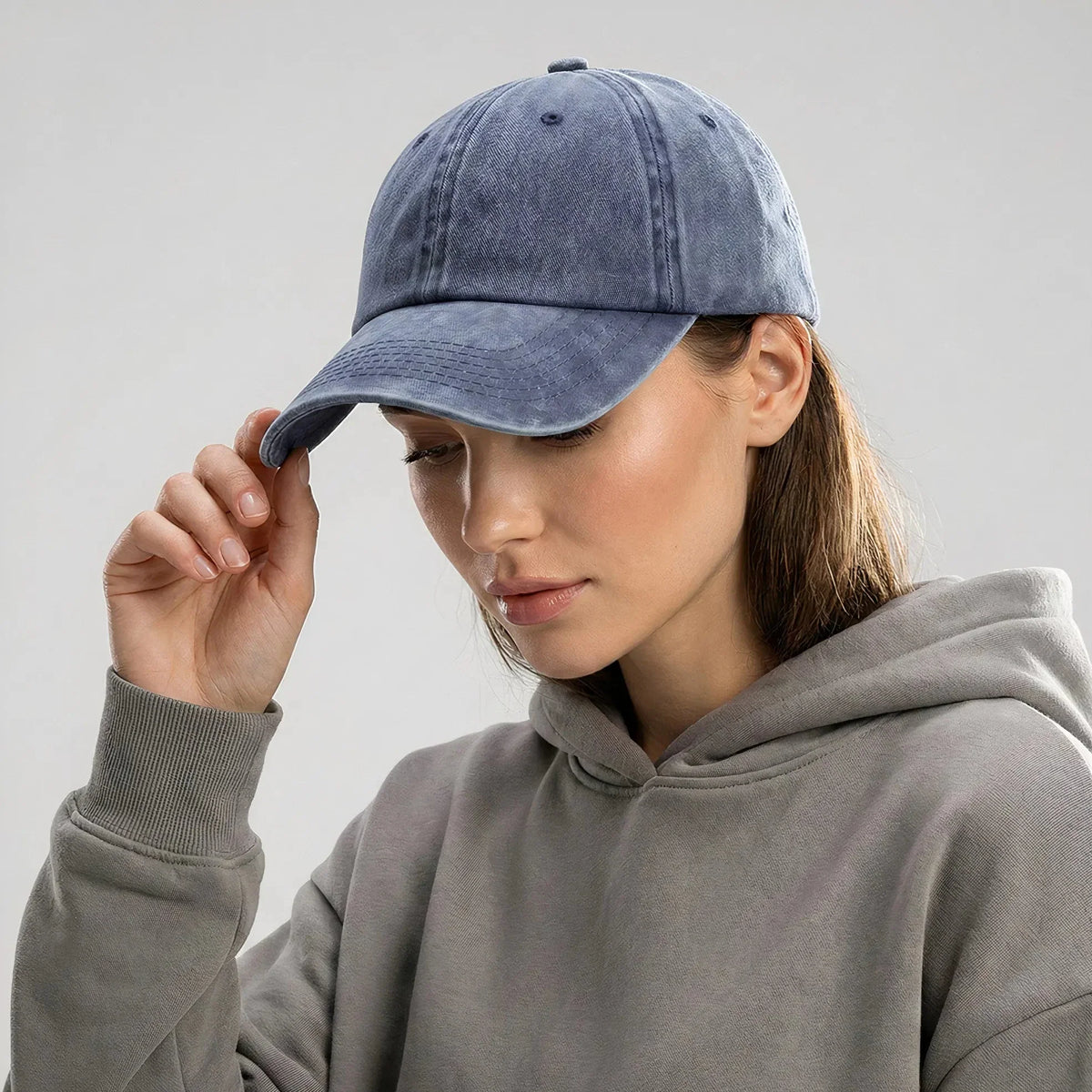 Washed Blue Performance Cap