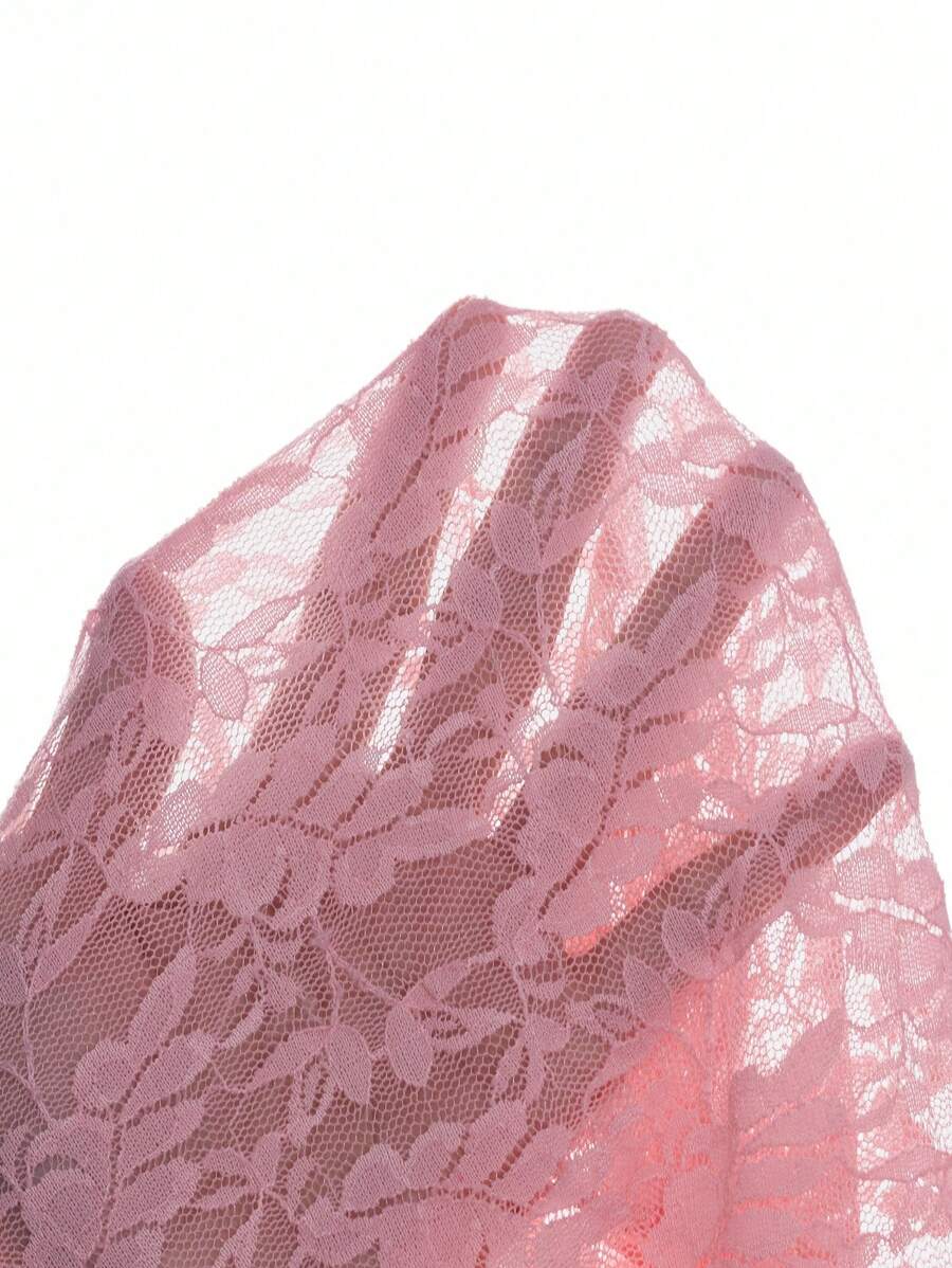 Women's French Lace Bowknot Top