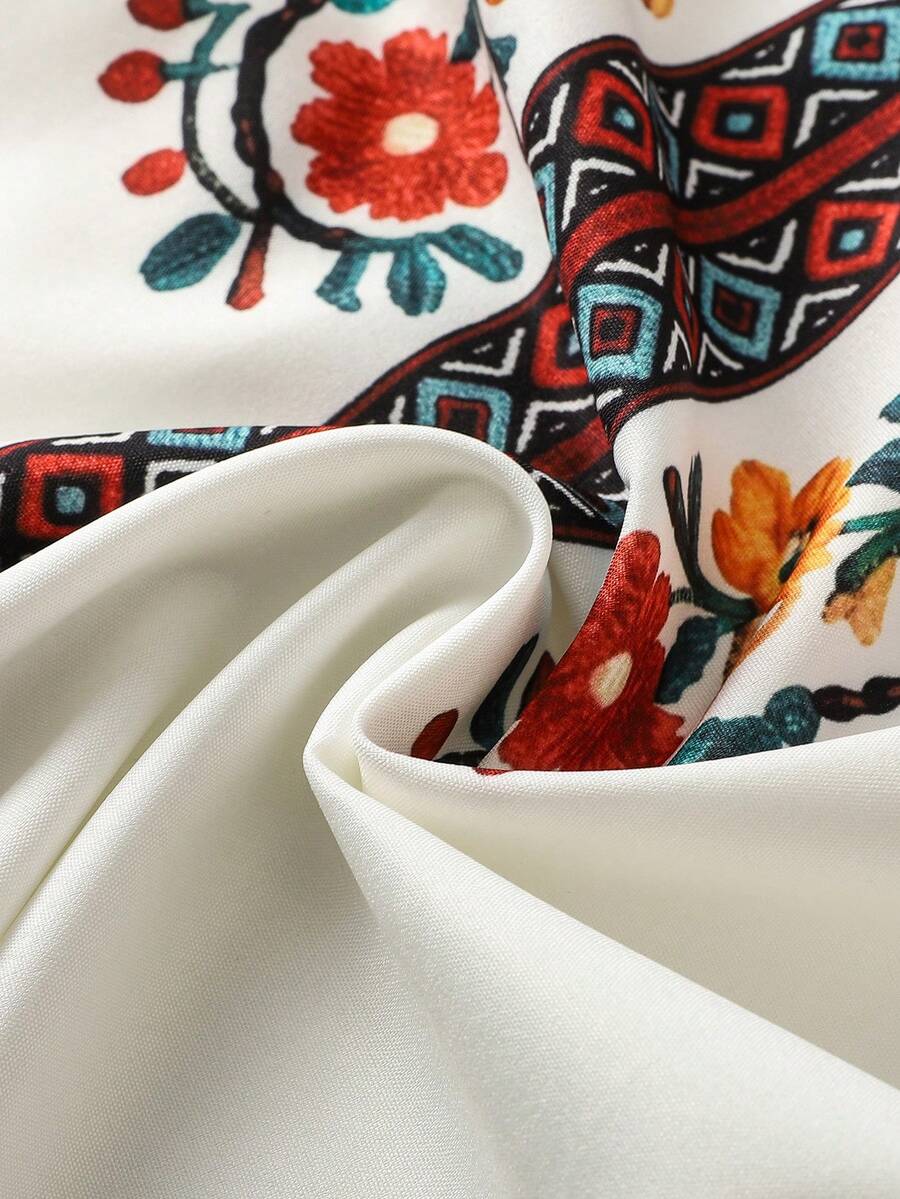 Women's Casual Floral Print Shirt