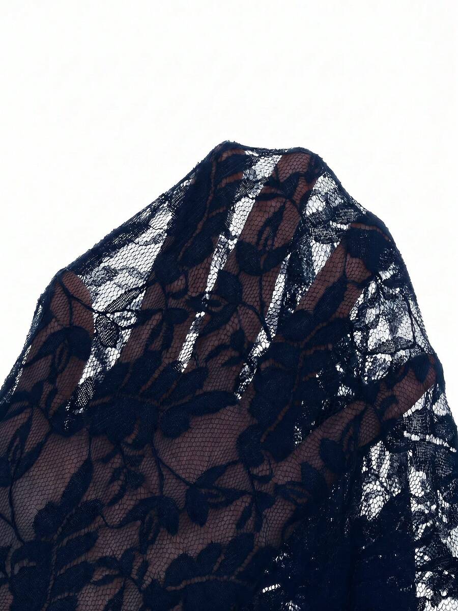 Women's French Lace Bowknot Top