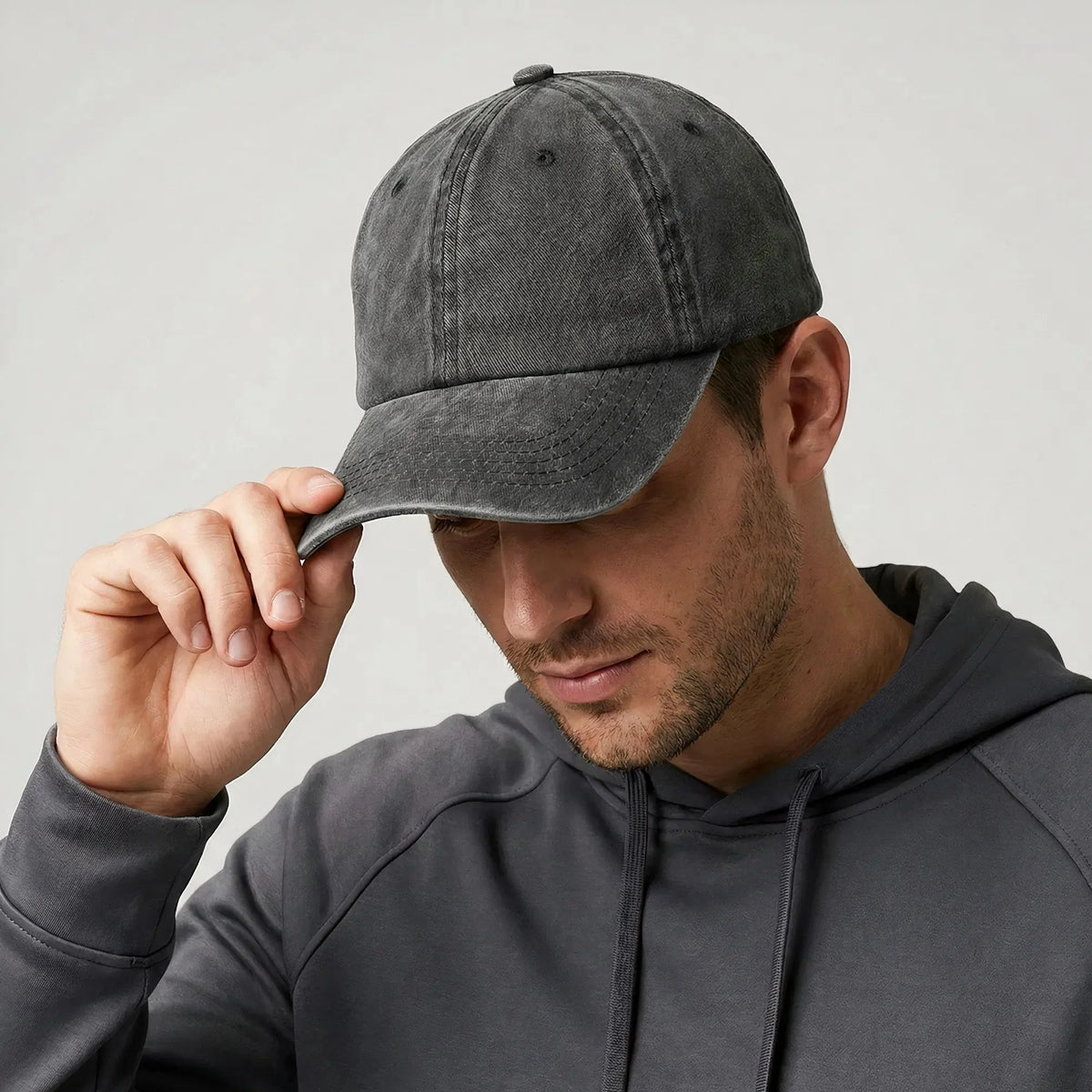 Charcoal Washed Performance Cap