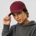 Burgundy Classic 5 Panel Mesh Back