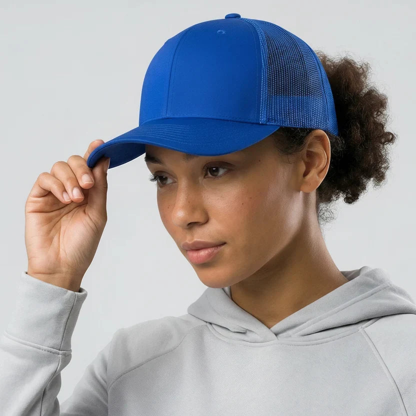 Royal Blue Classic 6 Panel Mesh Back