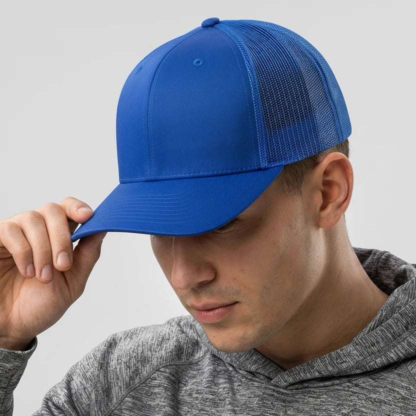 Royal Blue Classic 6 Panel Mesh Back