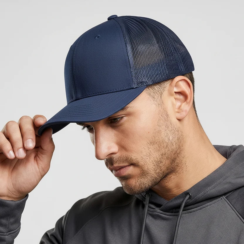 Navy Classic 6 Panel Mesh Back
