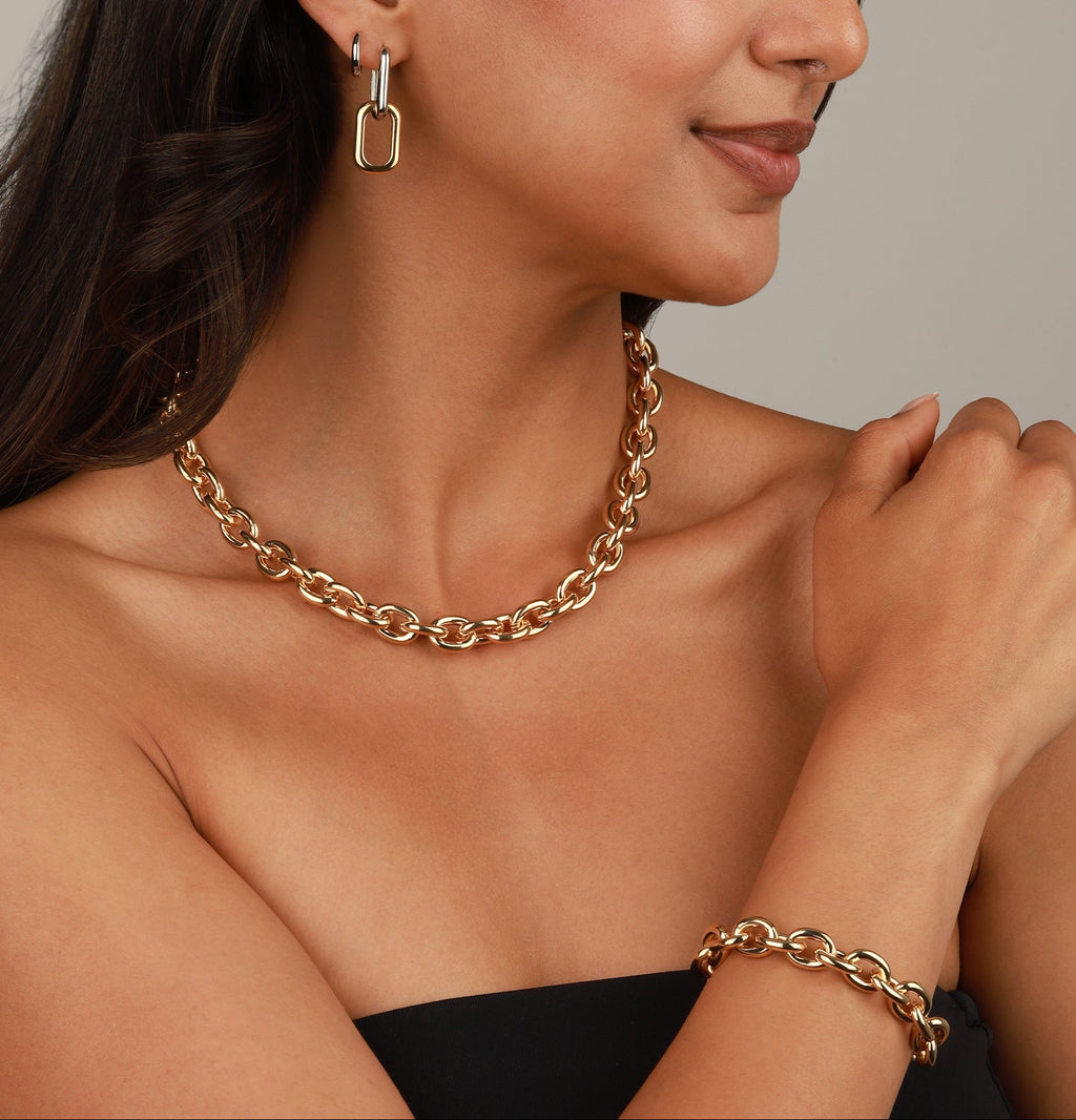 Chunky Oval Rolo Bracelet