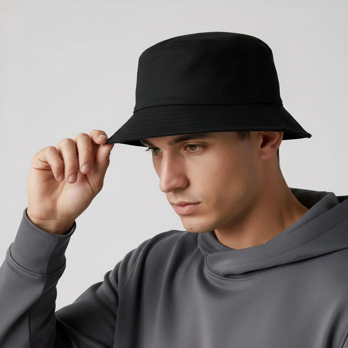 Black Performance Bucket Hat