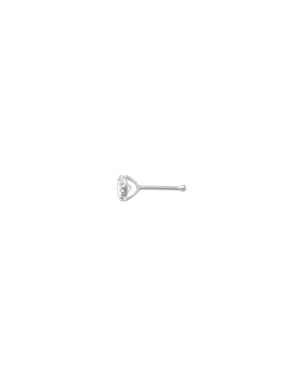 4mm CZ Nose Stud