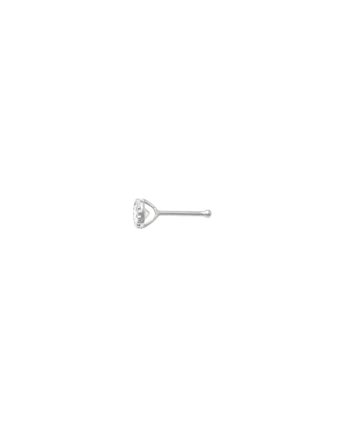 4mm CZ Nose Stud