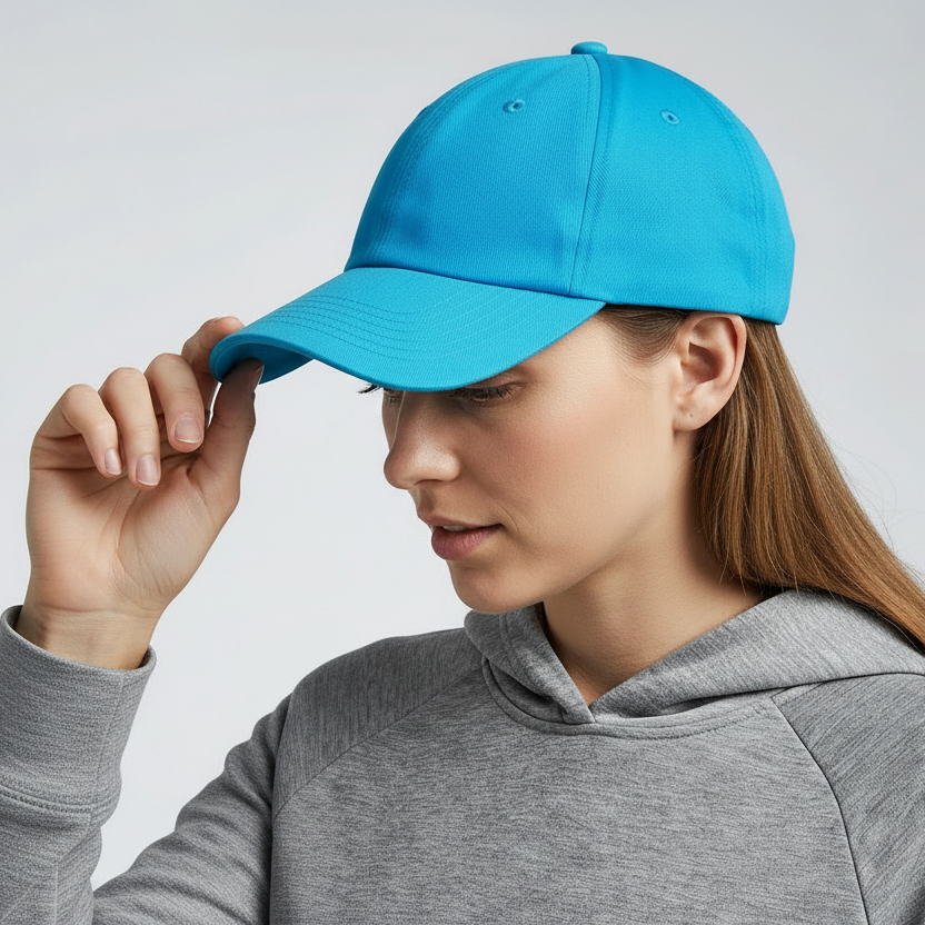Light Blue Low Profile Baseball Cap