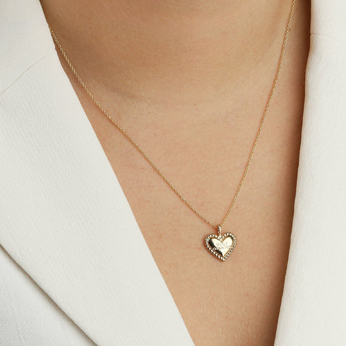 "Most Wanted" Heart Charm