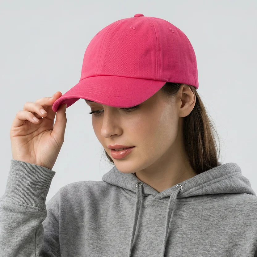 Red Low Profile Baseball Cap
