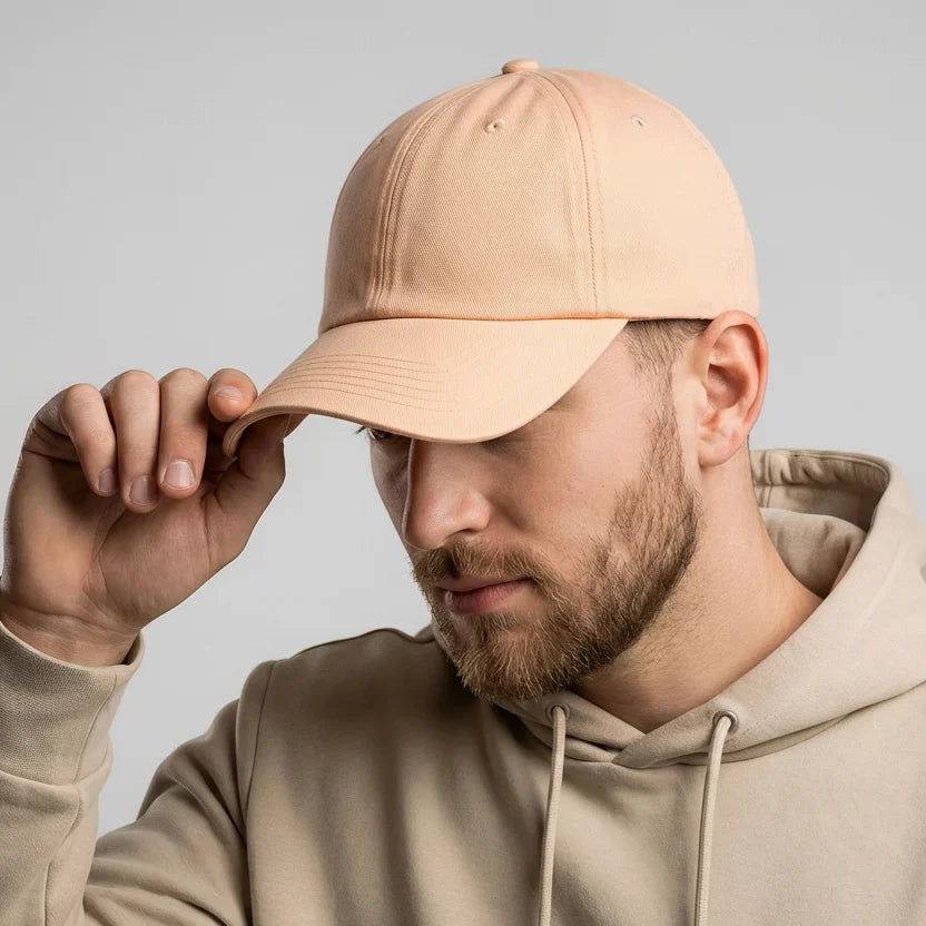 Light Orange Low Profile Baseball Cap