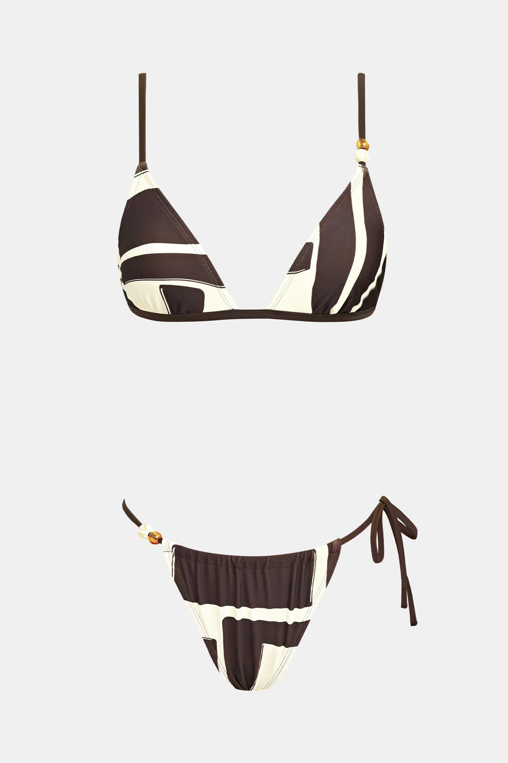 x JOJO Bikini with adjustable straps and V-neck