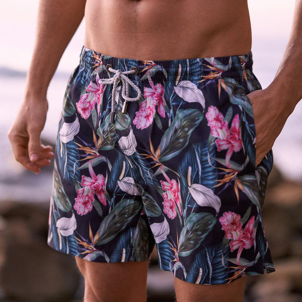 Roscoe Green Mens Swim Trunks