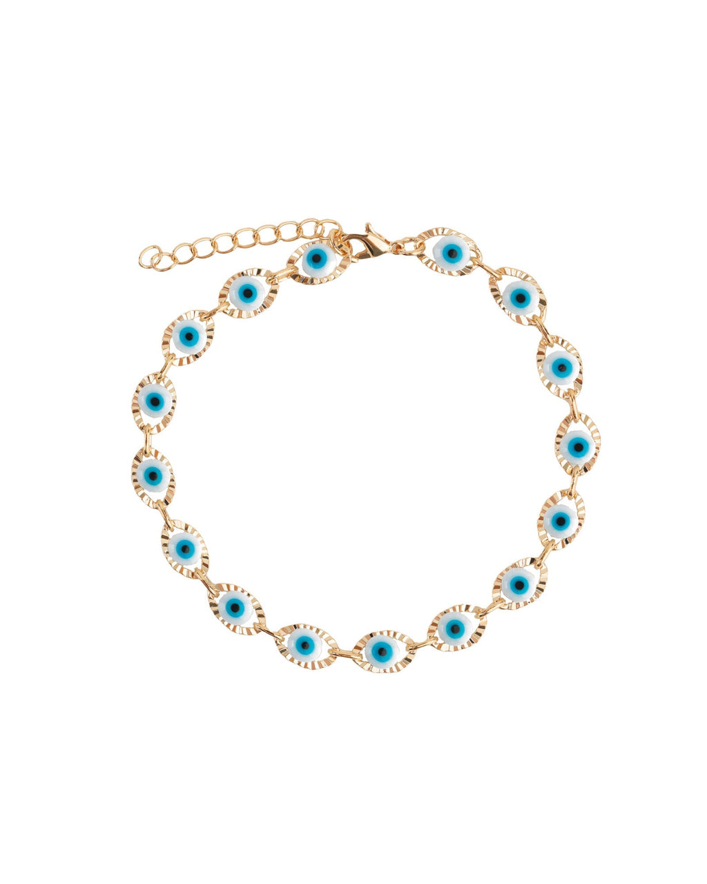 Station Evil Eye Bracelet