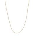 Baguette CZ Link Necklace | 3mm