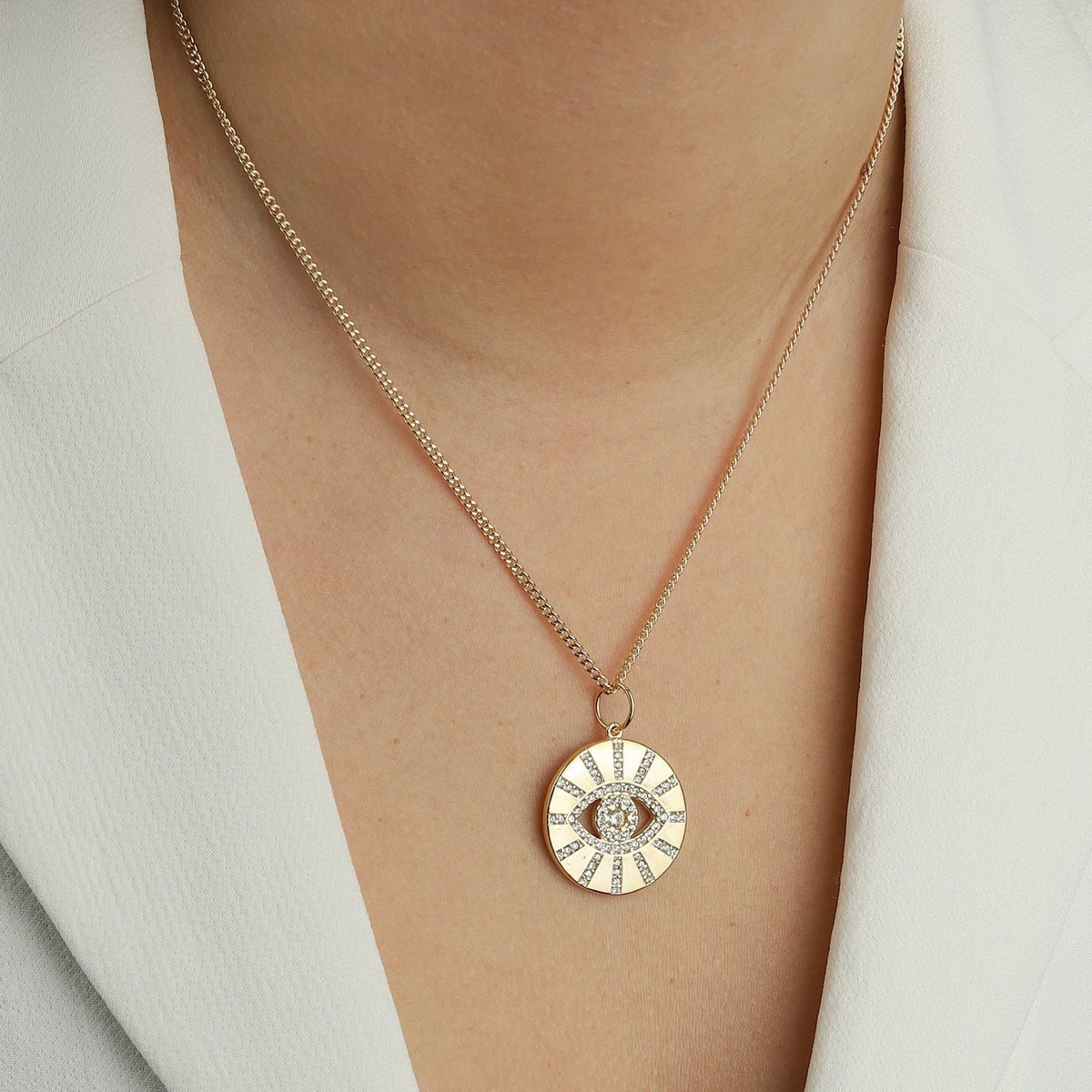 Evil Eye Pavé Charm