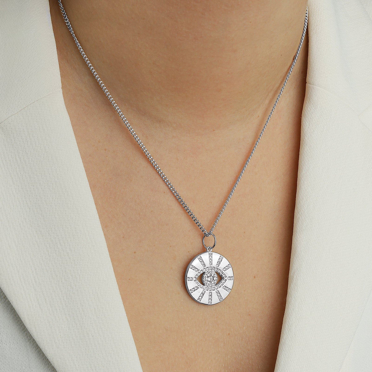 Evil Eye Pavé Charm