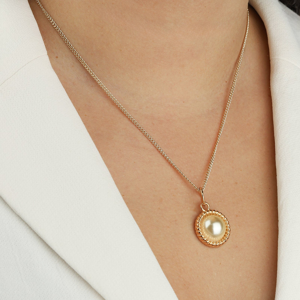 Rope Pearl Charm