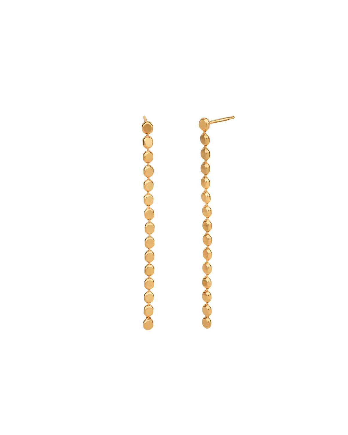 Floating Disc Drop Earrings