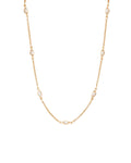 Marquise CZ Station Necklace