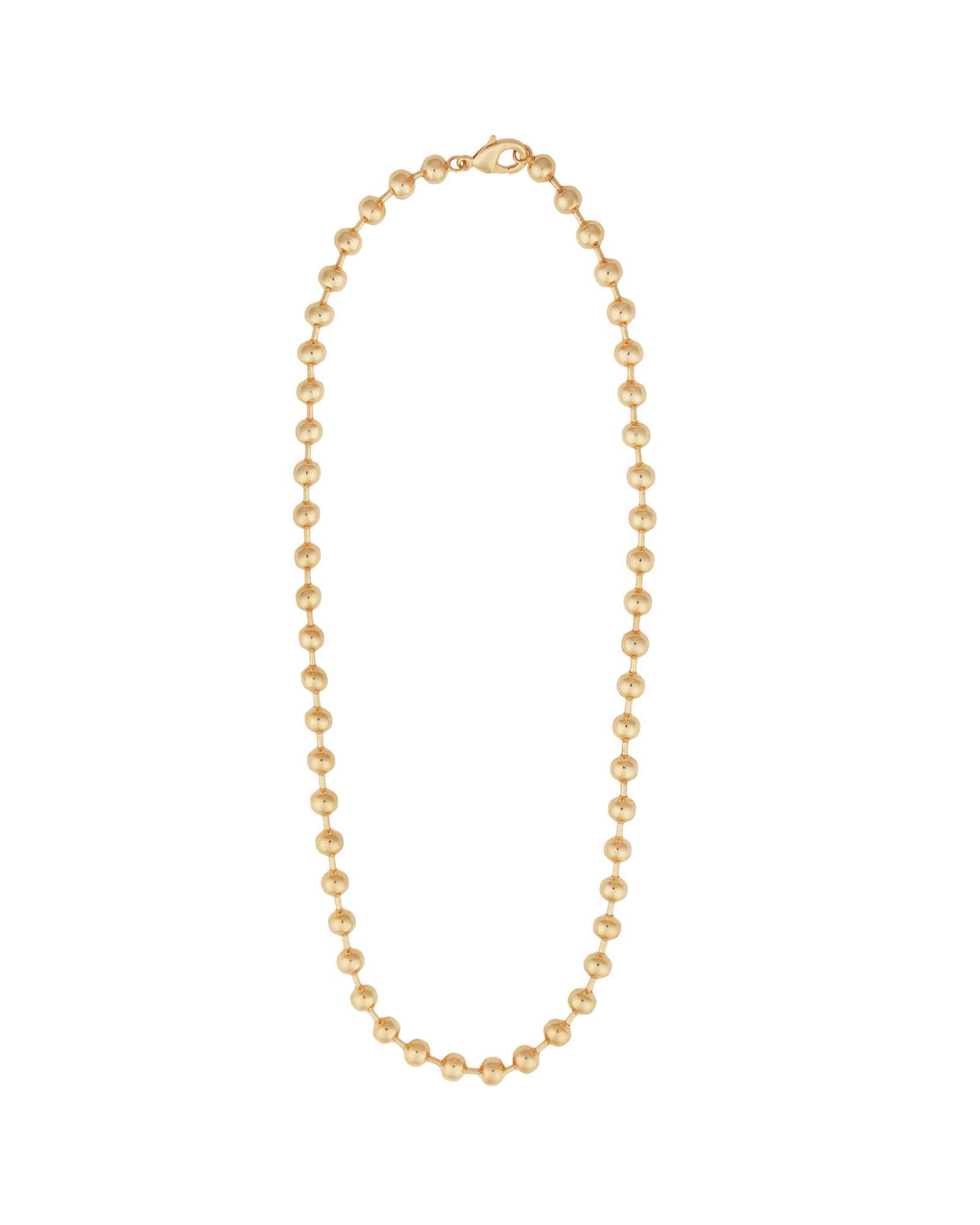 Ball Bead Link Necklace
