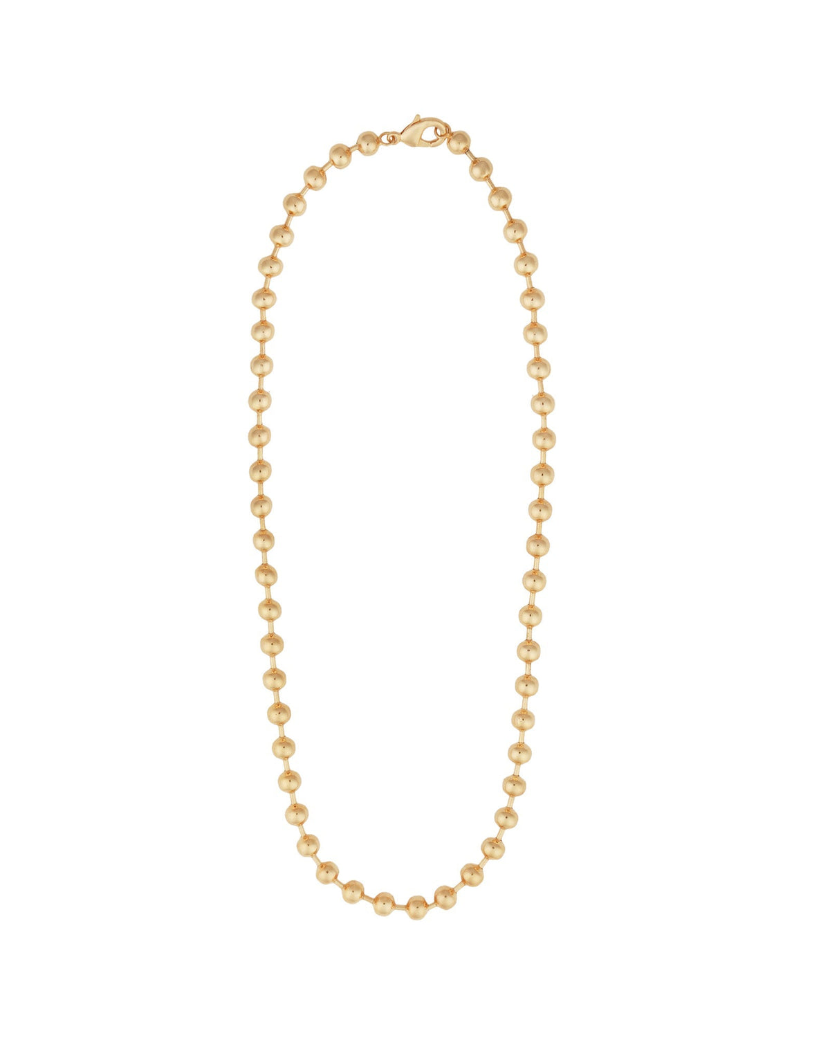 Ball Bead Link Necklace