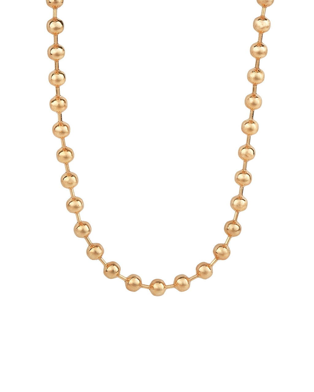 Ball Bead Link Necklace
