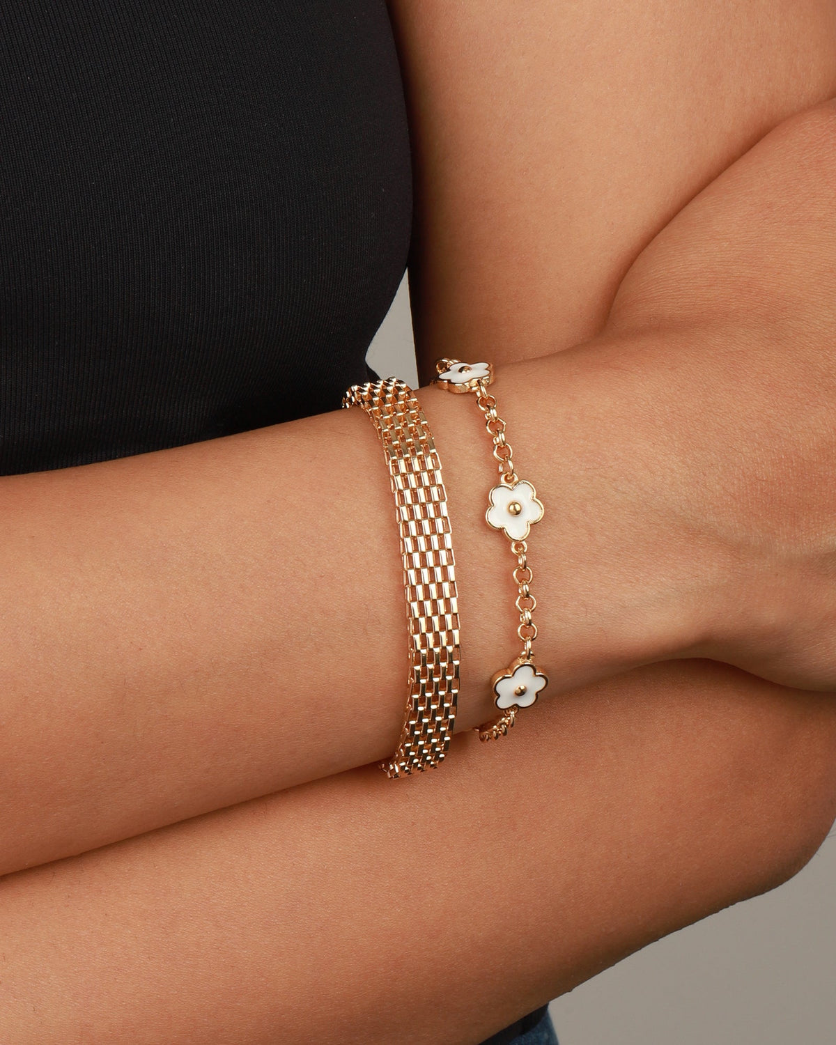 Wide Bismark Chain Bracelet
