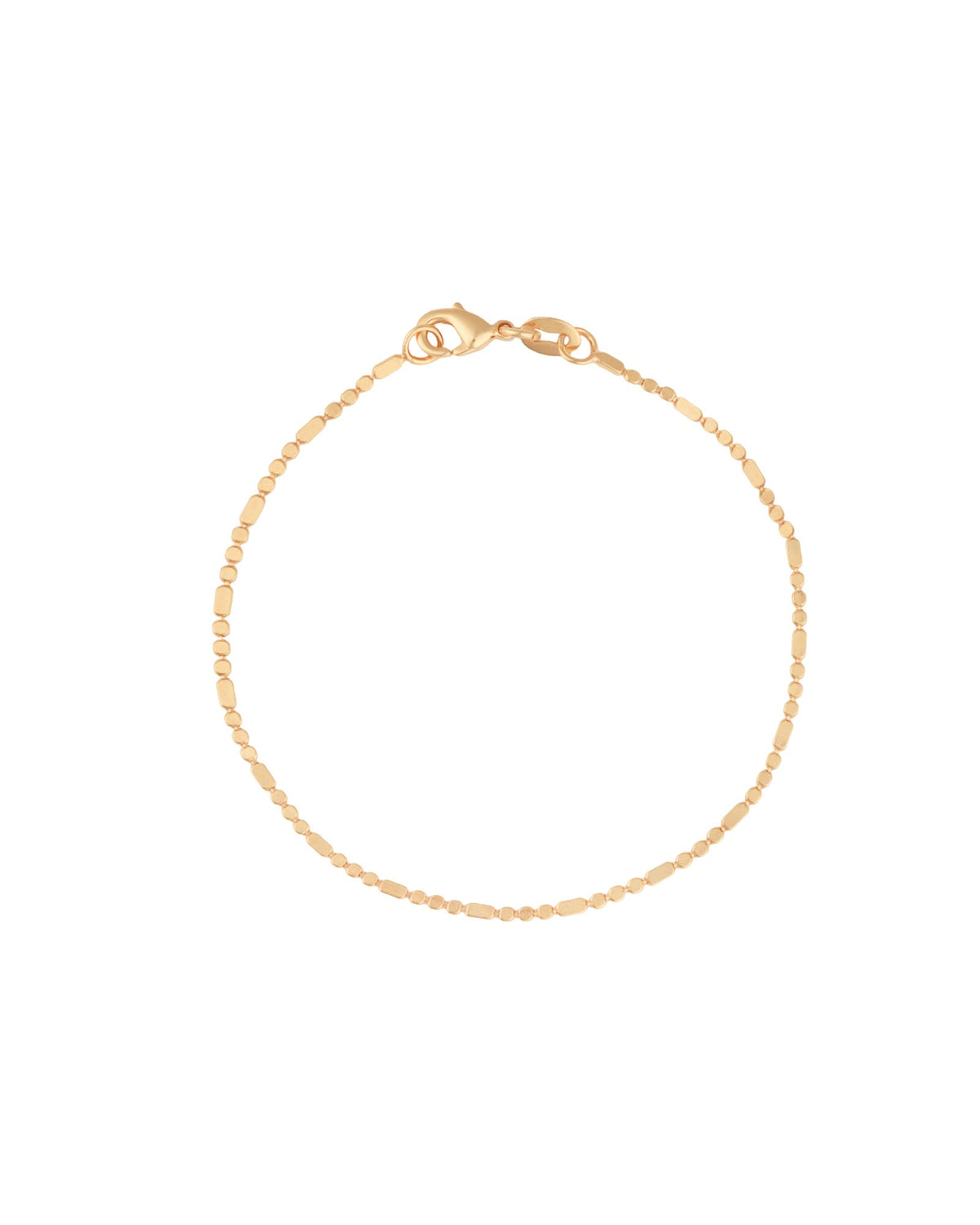 Dainty Beaded Bar Bracelet