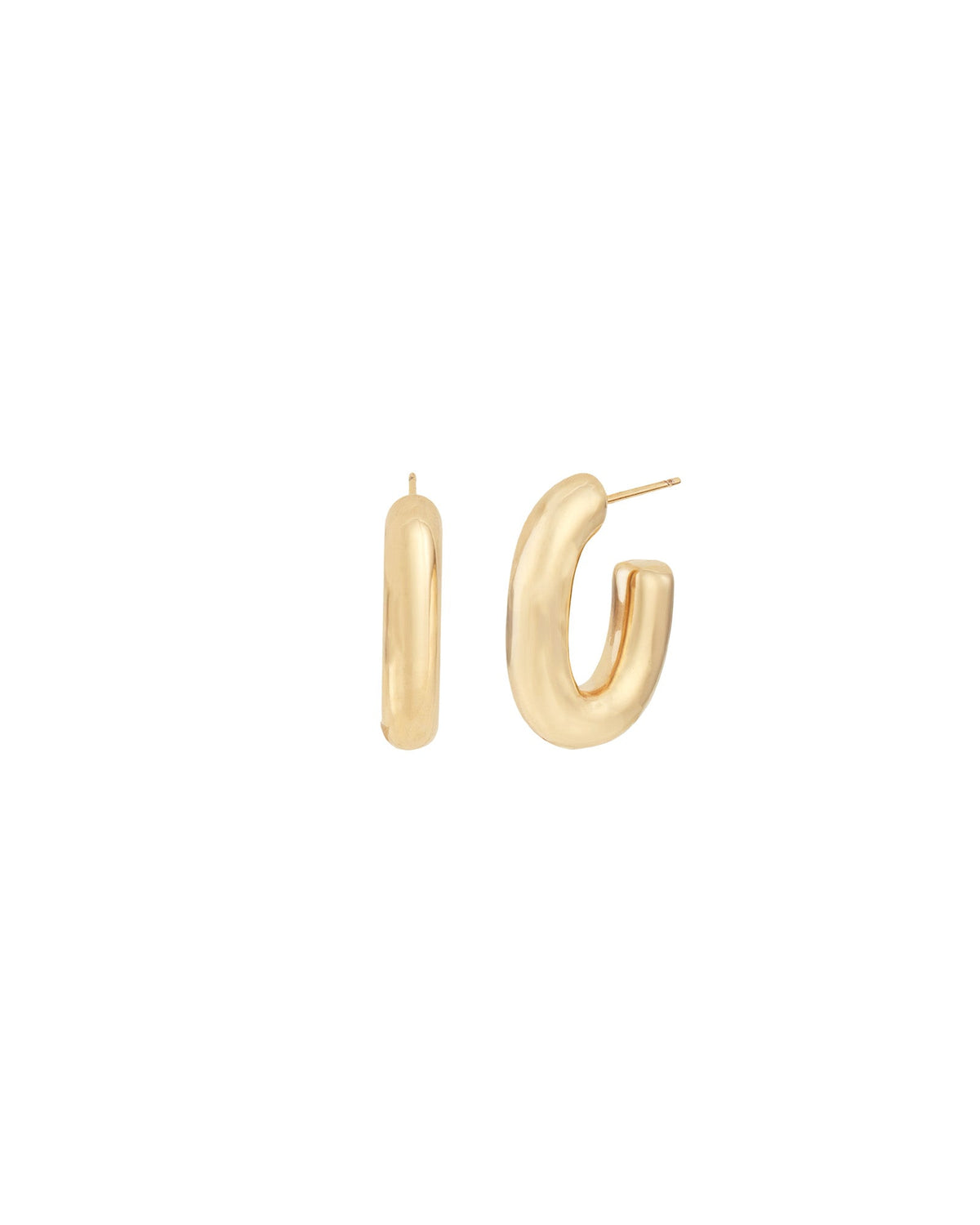 Modern Oval Hoops