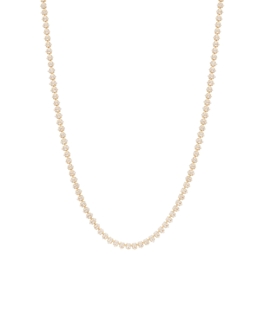 Marquise CZ Tennis Necklace