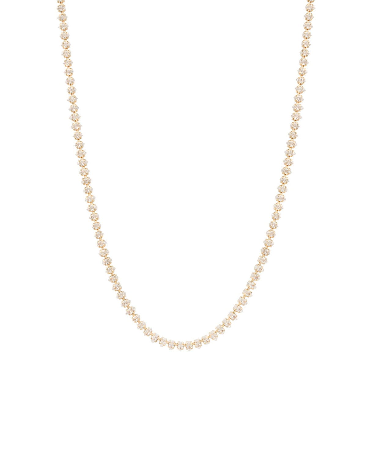 Marquise CZ Tennis Necklace