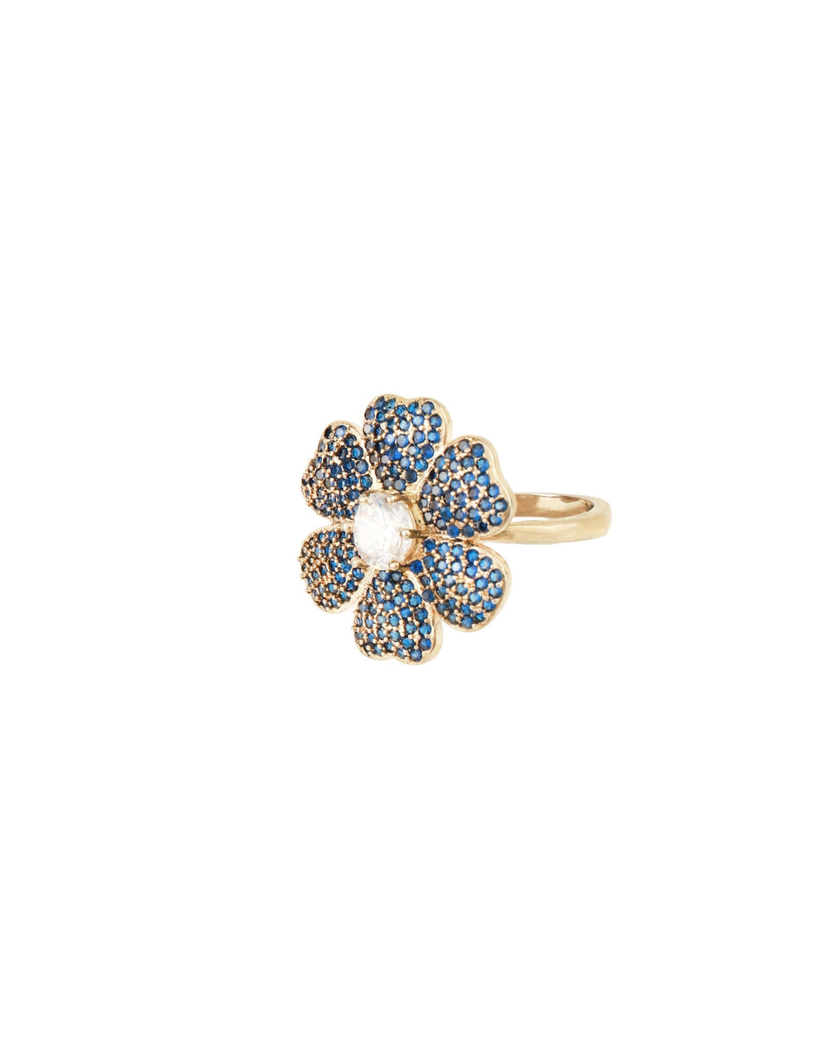 CZ Pavé Bloom Ring
