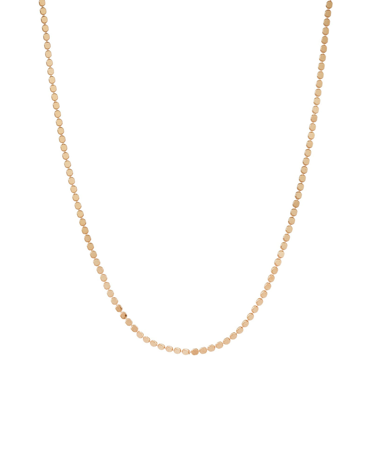 Dainty Disc Chain Necklace
