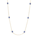 Enamel Evil Eye Station Necklace