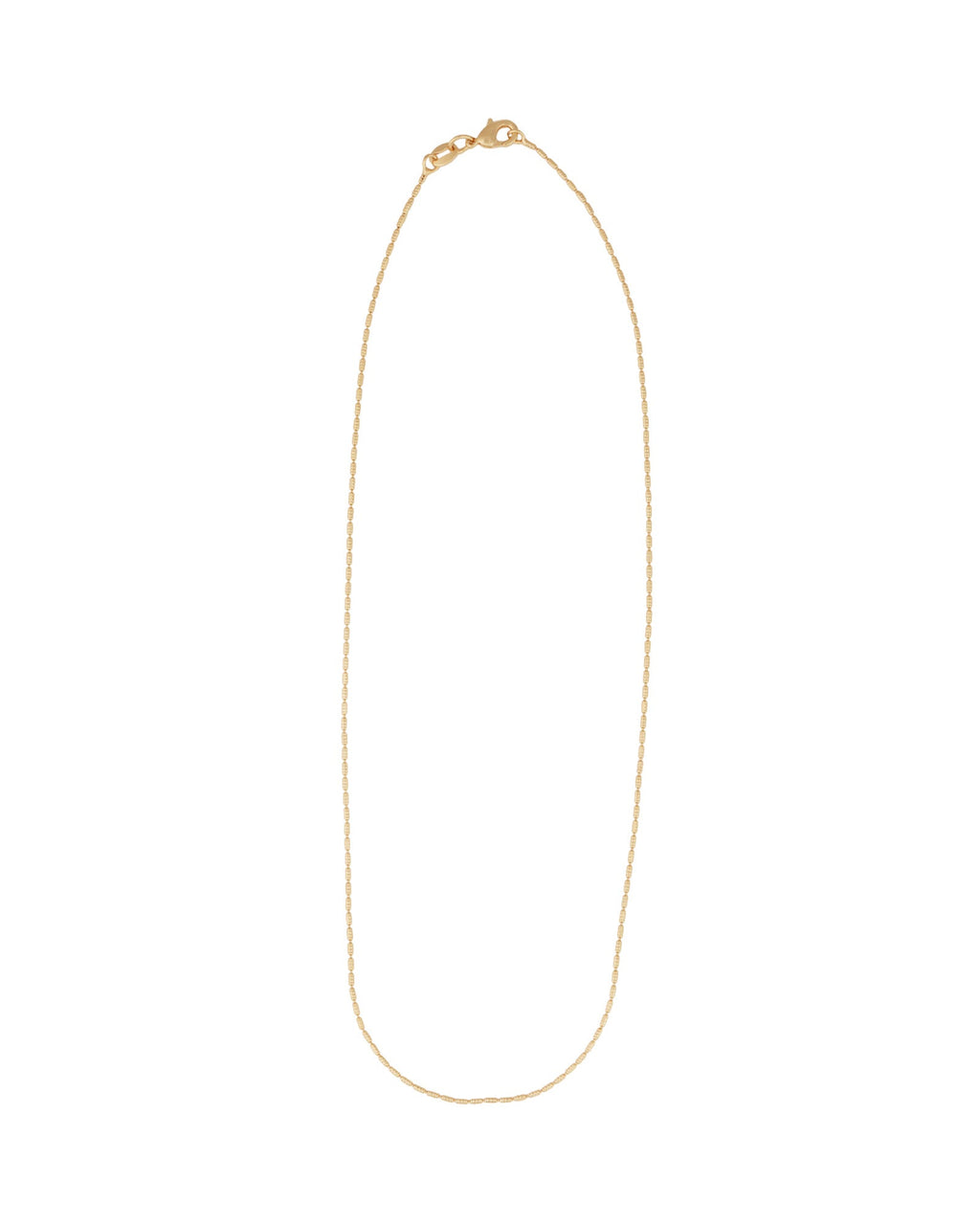 Textured Rice Chain Necklace