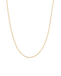 Textured Rice Chain Necklace