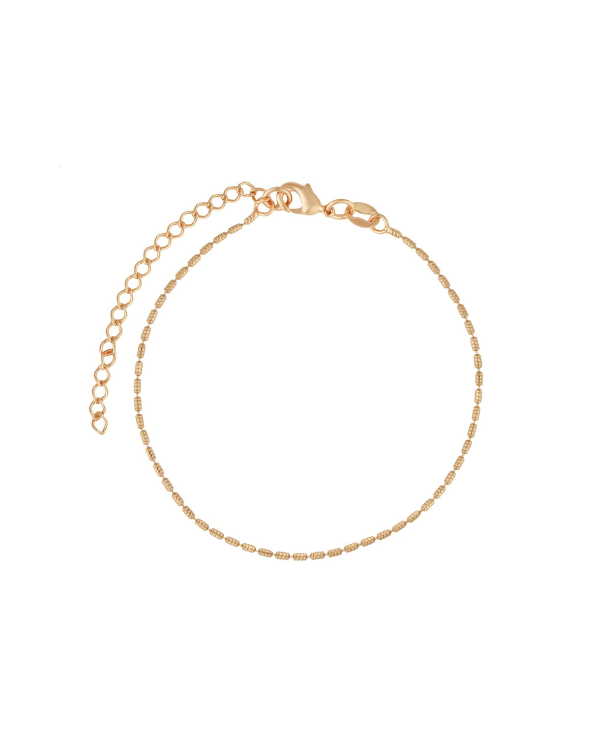 Textured Rice Chain Bracelet