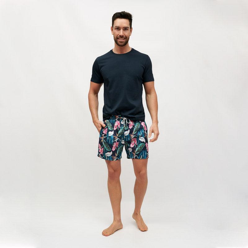 Roscoe Green Mens Swim Trunks