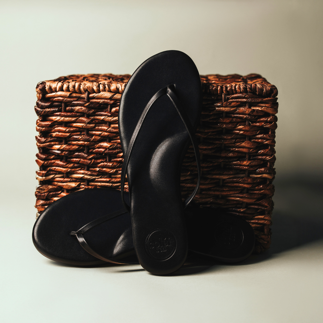 Black Out Indie Sandals