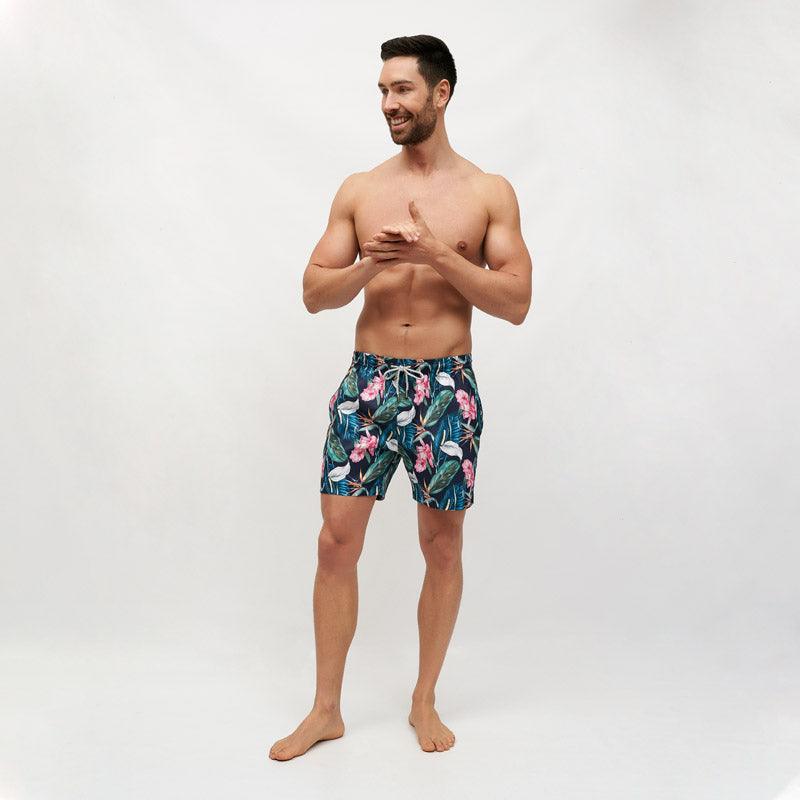 Roscoe Green Mens Swim Trunks