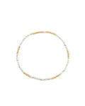 Two Tone Beaded Mirror Bracelet | 2mm