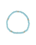 Crystal 5 Saucer Bracelet | 4mm