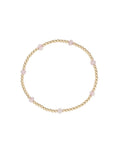 Beaded 7 Stone Bracelet | 2.5mm