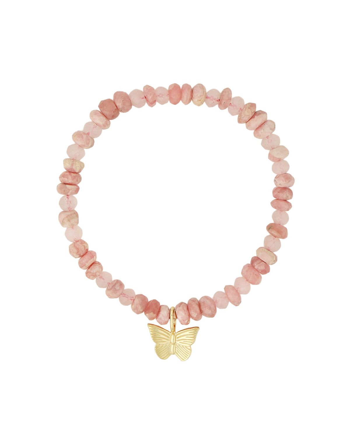 Butterfly Charm Beaded Bracelet