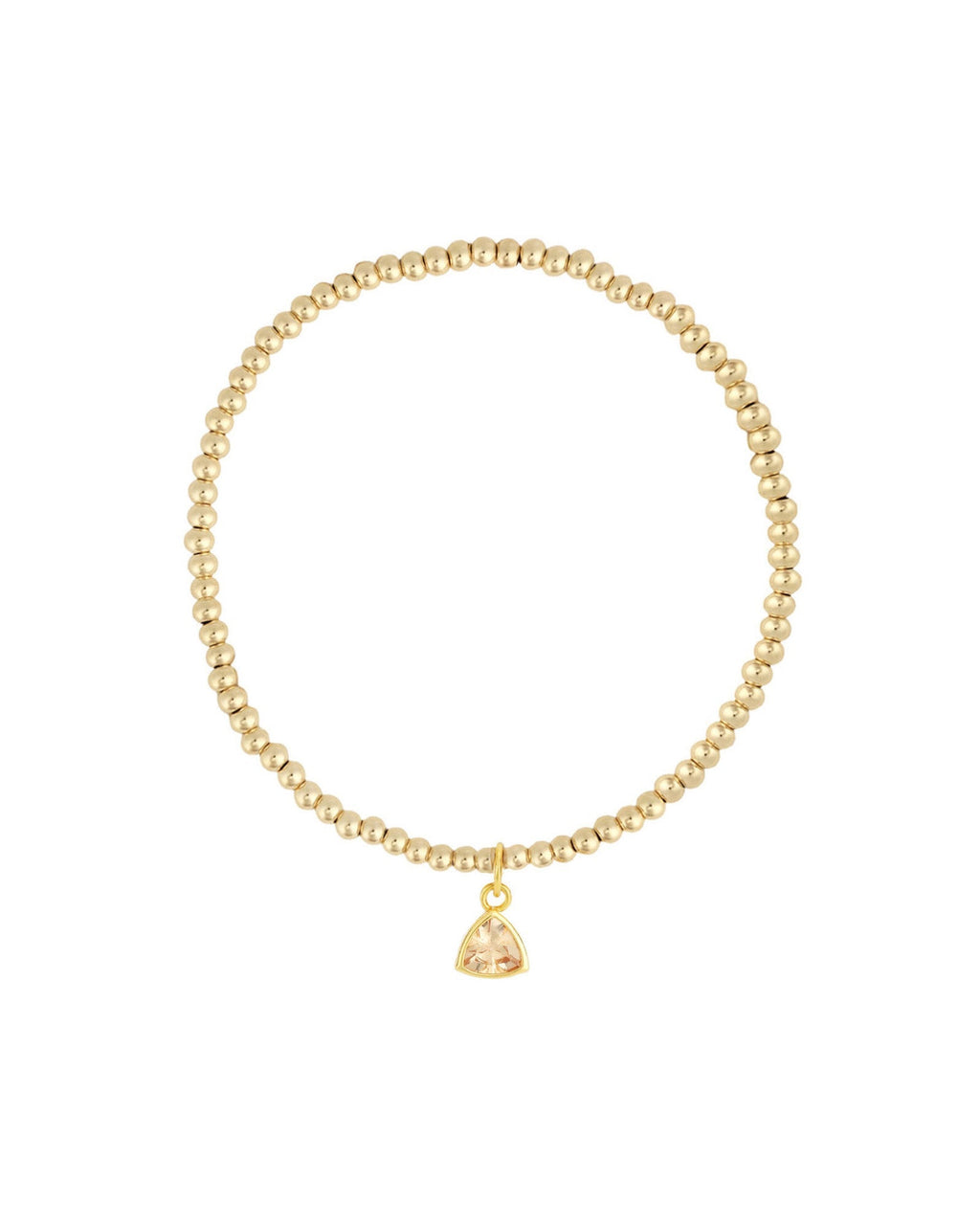 Triangle Charm Bracelet | 2.5mm