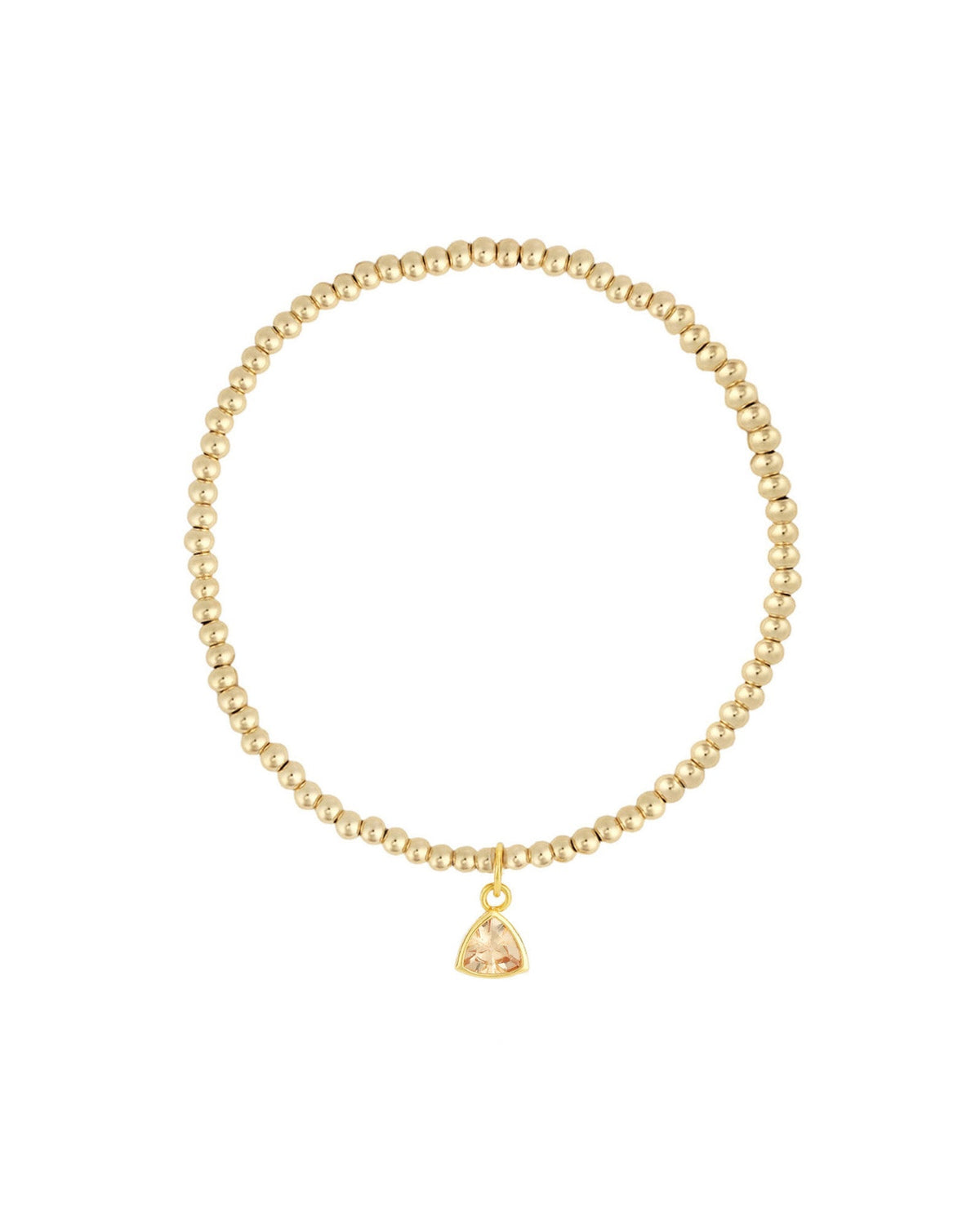 Triangle Charm Bracelet | 2.5mm